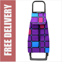 Rolser Jet MH More 2 Wheel Shopping Trolley Purple